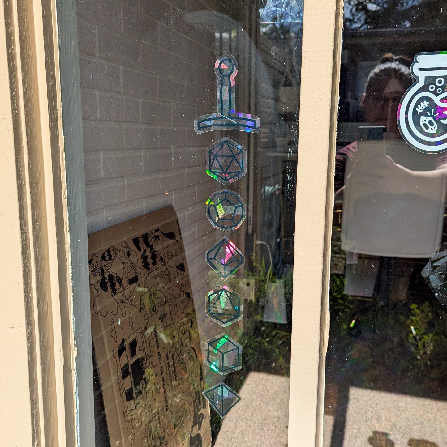 Dice Sword Sun Catcher