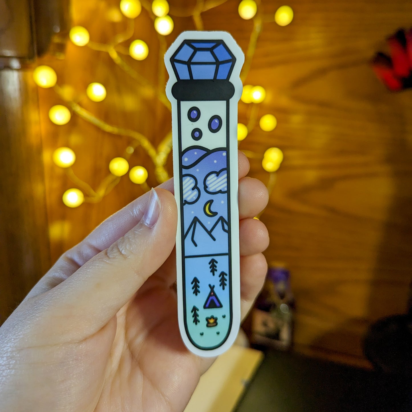 Mountain Adventure Crystal Potion Sticker