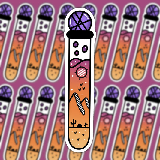 Desert Adventure Crystal Potion Sticker