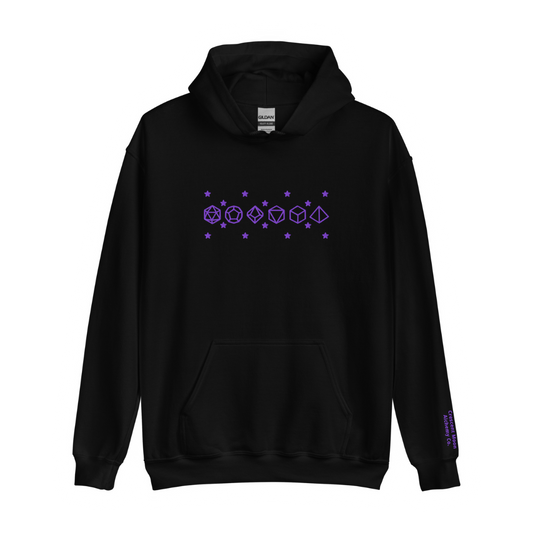 Embroidered Celestial Dice Hoodie