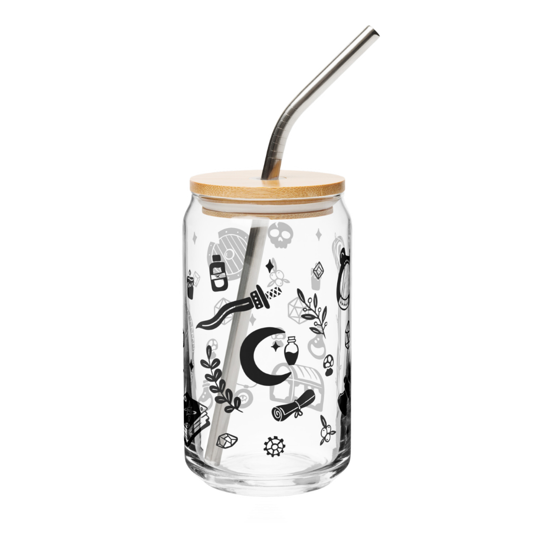 16 oz Dungeon Gear Glass
