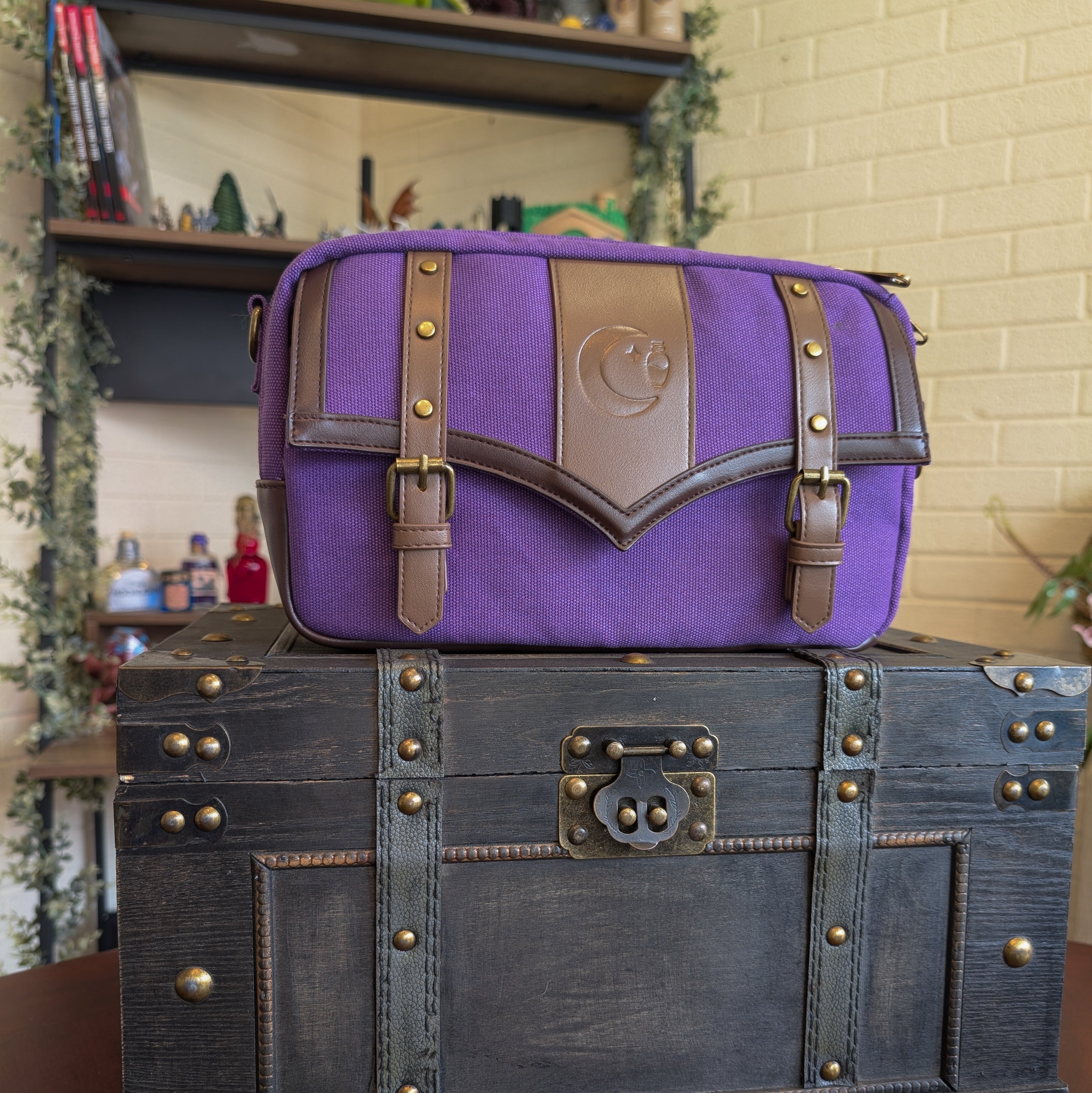 Crescent Moon Quester Crossbody worn