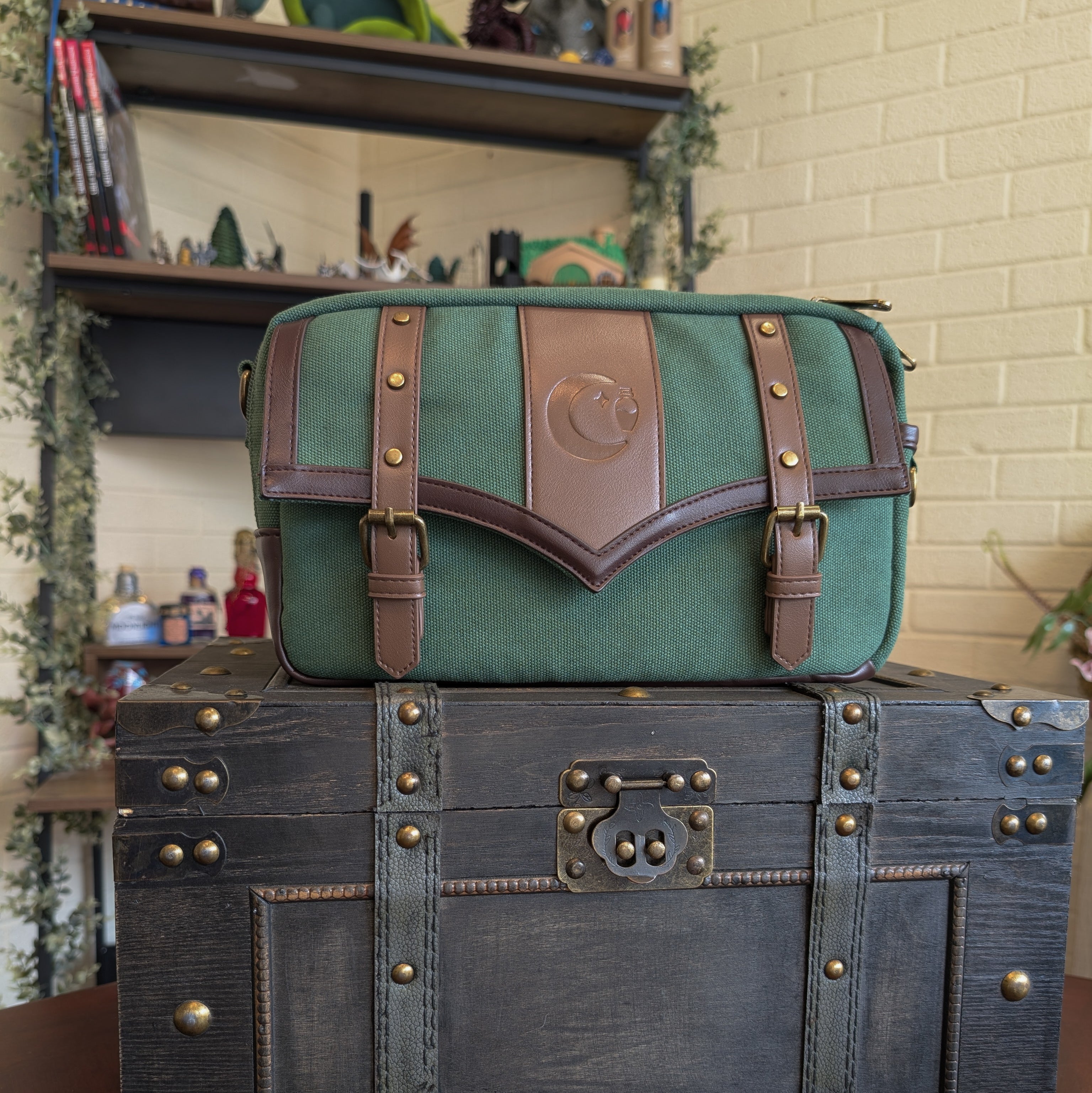 Crescent Moon Quester Crossbody detail