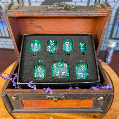Crescent Moon Liquid Core Potion Dice Sets