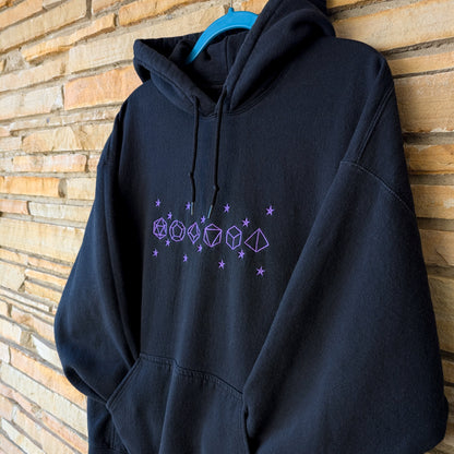 Embroidered Celestial Dice Hoodie