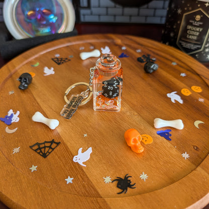 Orange Glow-in-the-Dark Pocket Potion Keychain
