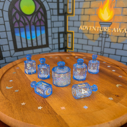 Crescent Moon Liquid Core Potion Dice Sets