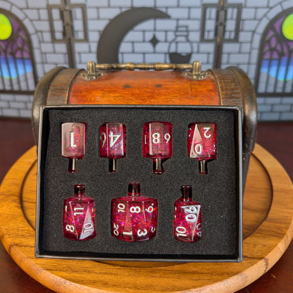 Crescent Moon Liquid Core Potion Dice Sets