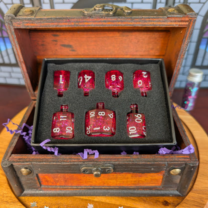 Crescent Moon Liquid Core Potion Dice Sets