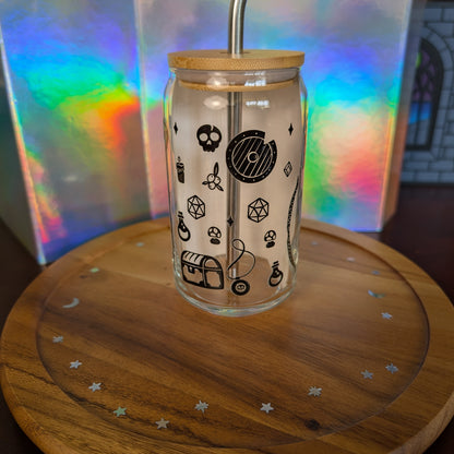 16 oz Dungeon Gear Glass