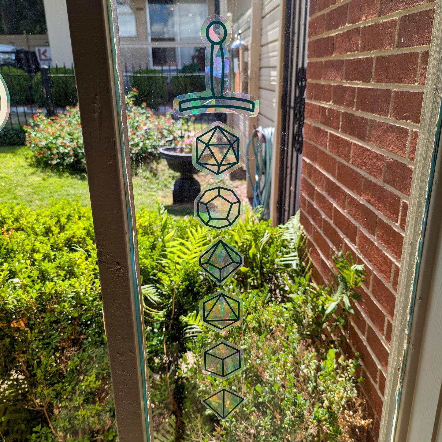 Dice Sword Suncatcher