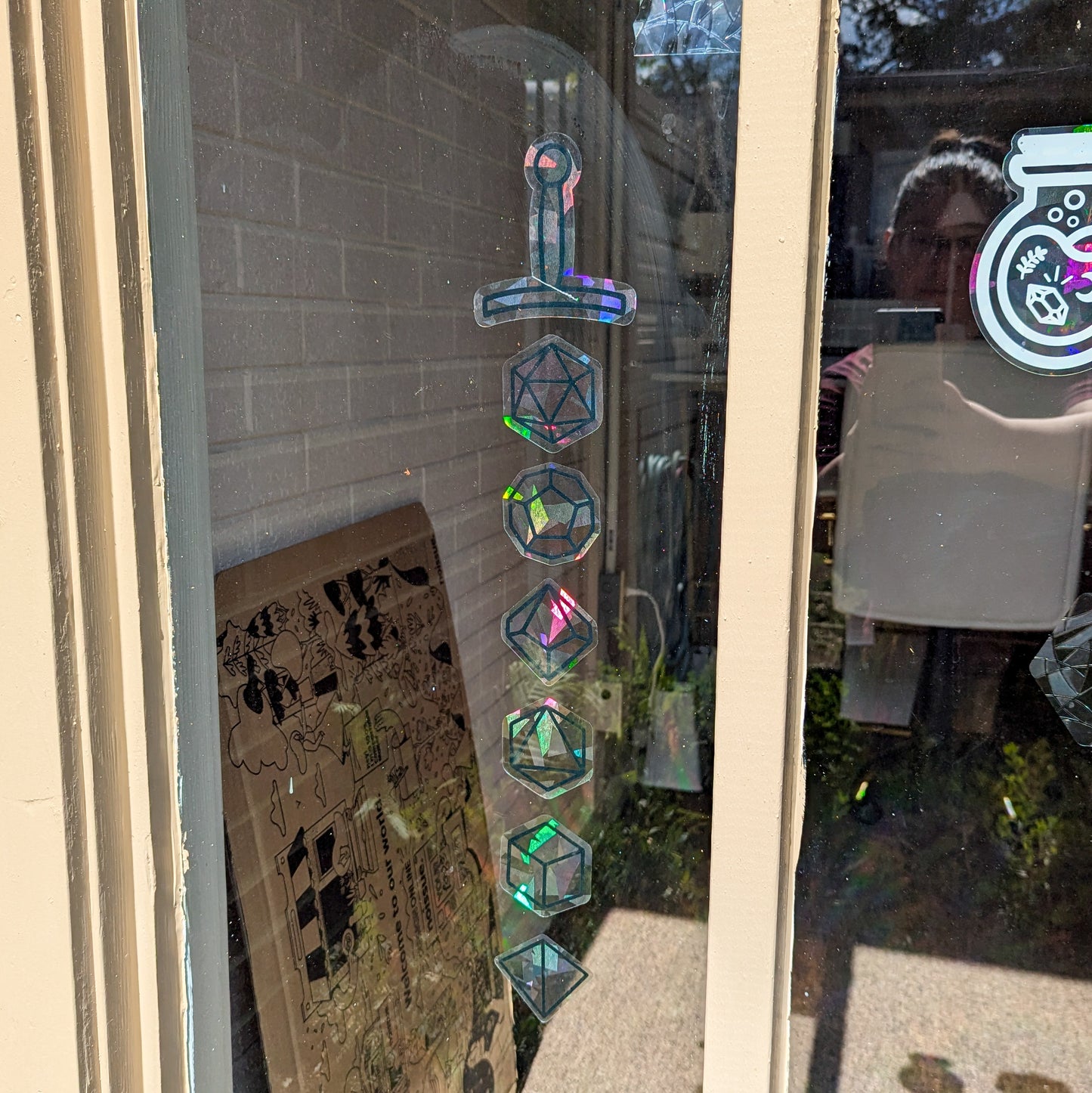 Dice Sword Suncatcher