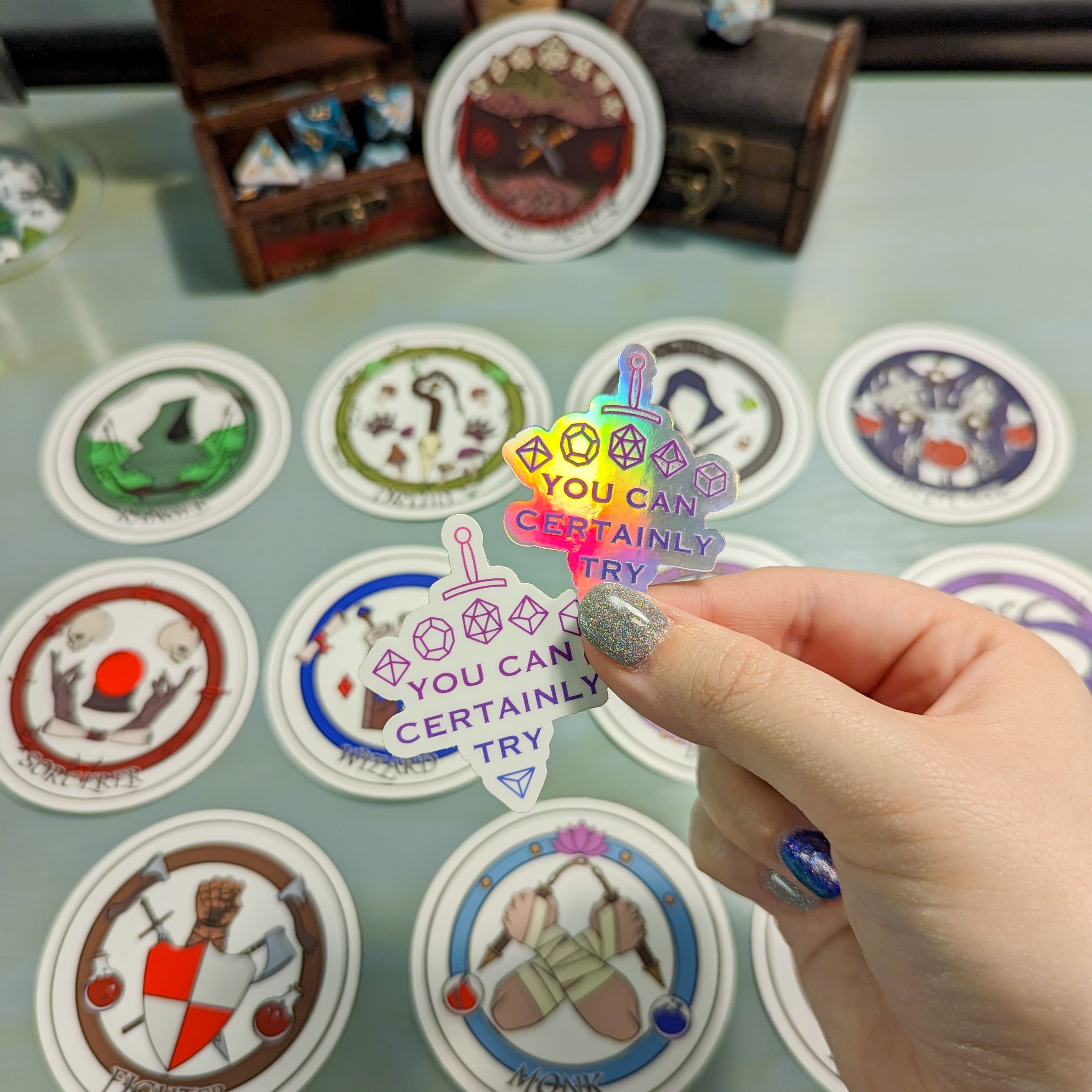 You Can Certainly Try Sticker – crescentmoonalchemyco